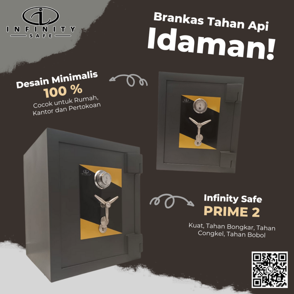 Brankas Tahan Api Infinity Safe Prime 2