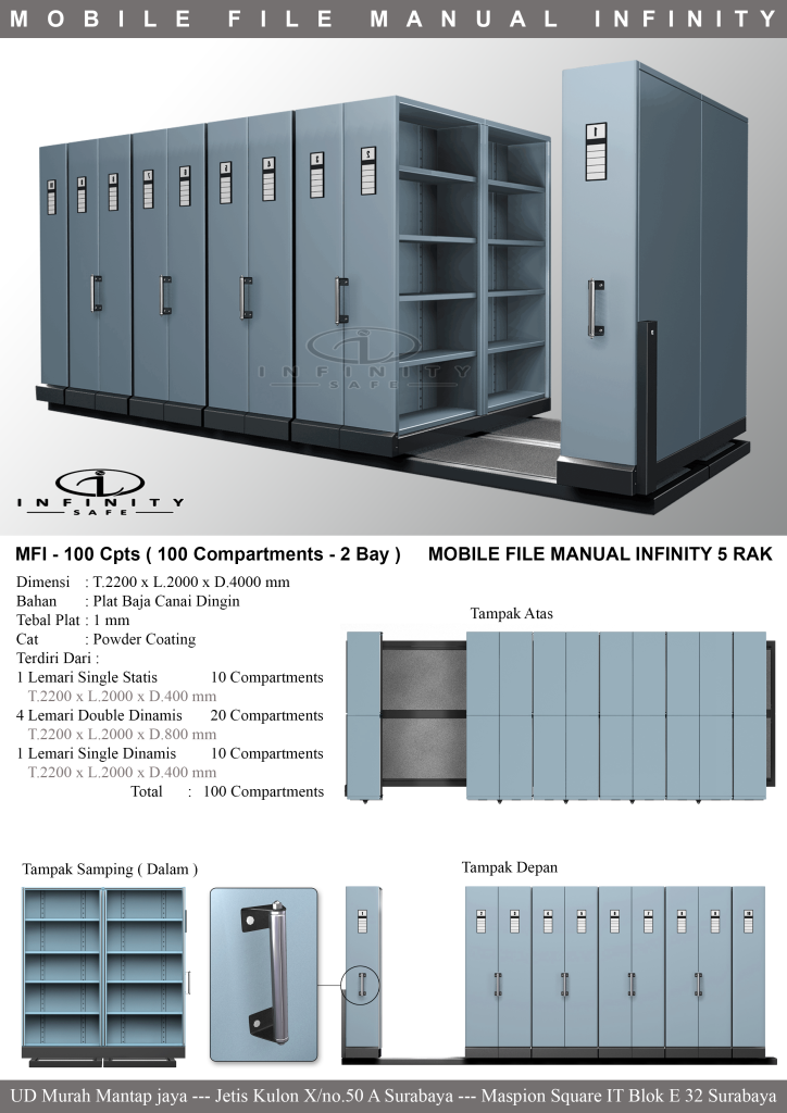 Roll O Pack Infinity 2 Bay 100 Compartment