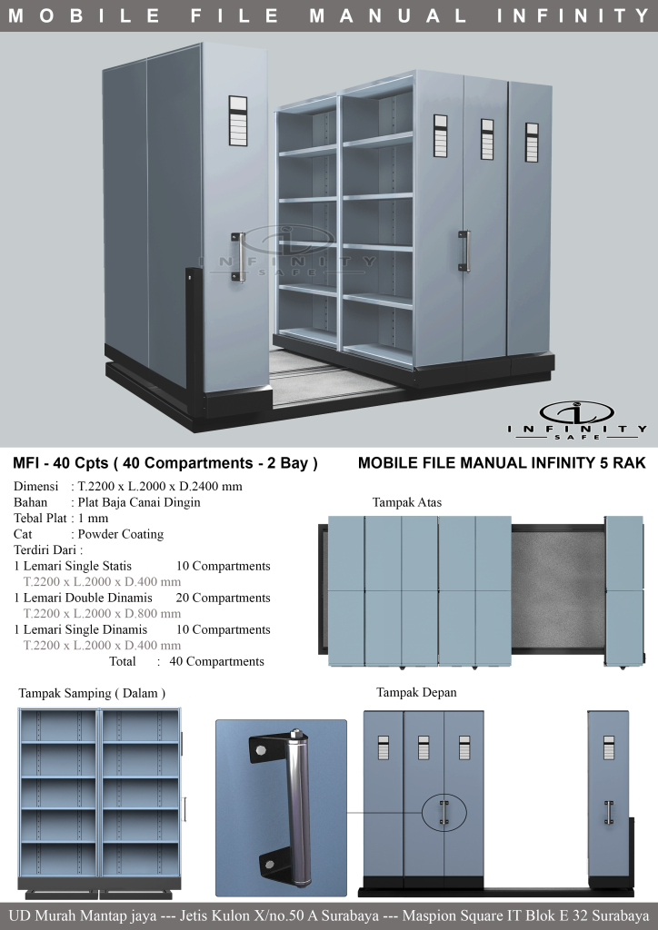 Roll O Pack Infinity 2 Bay 40 Compartment 2024