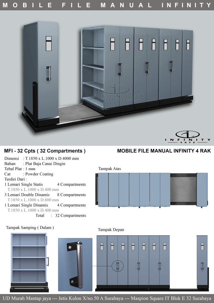 Mobile File Infinity 32 Compartment 2024