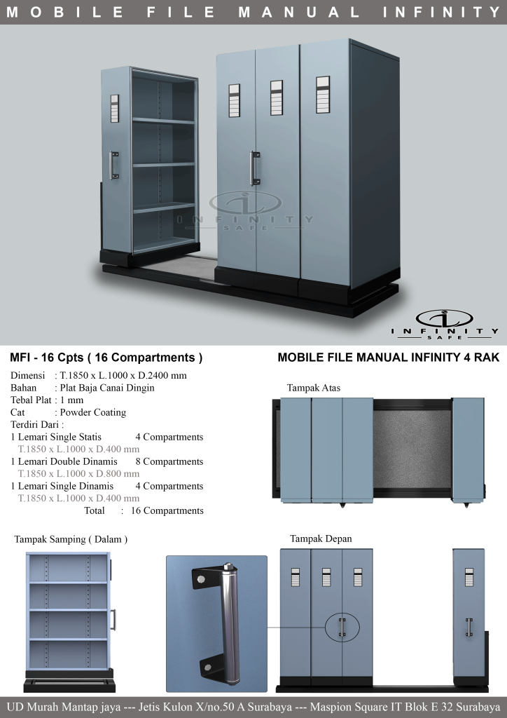 Mobile File Infinity 16 Compartment